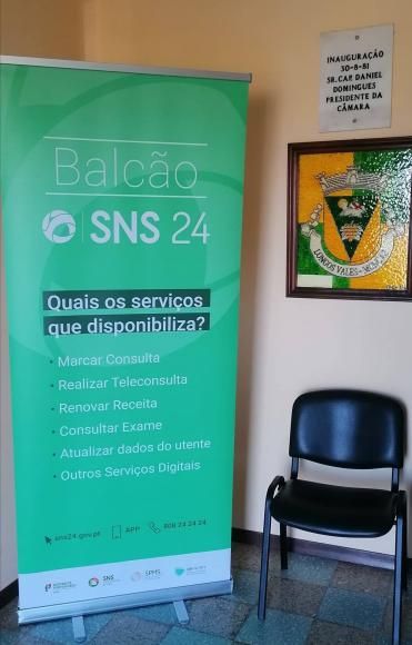 Balção SNS24 na Freguesia de Longos Vales